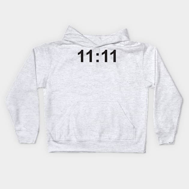 Angel Number 1111 Kids Hoodie by lawofattraction1111